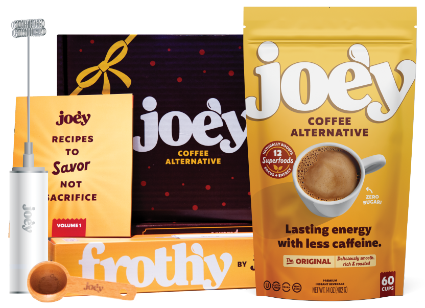 Comes with free frother, scooper and recipe book